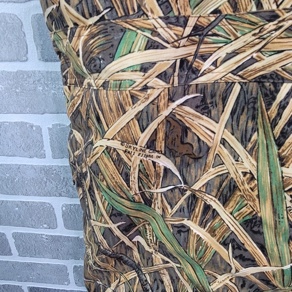 Mount'n Prarie Skyline Camo Fall Fight Duck Camo Hunting Overall Bibs Men's XL - Picture 4 of 16